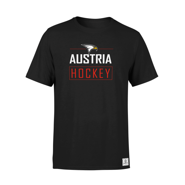 T-Shirt AUSTRIA Hockey Black Senior